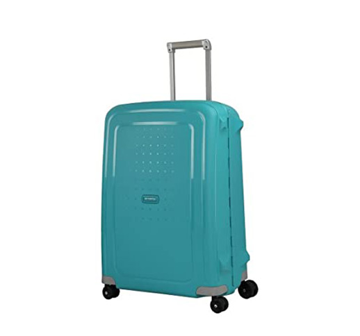 SAMSONITE S’Cure Spinner (4 wheels) 75cm, Samsonite Hardside Suitcase Aqua Blue - 10% Off