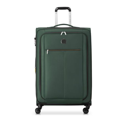 Delsey Pin Up 6 Expandable TSA Lock 4 Spinner Wheel Large Suitcase 78cm Green