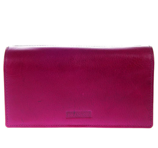 Golunski Branded Ladies Leather Wallet Purse 18.5 x 10cm - Wine