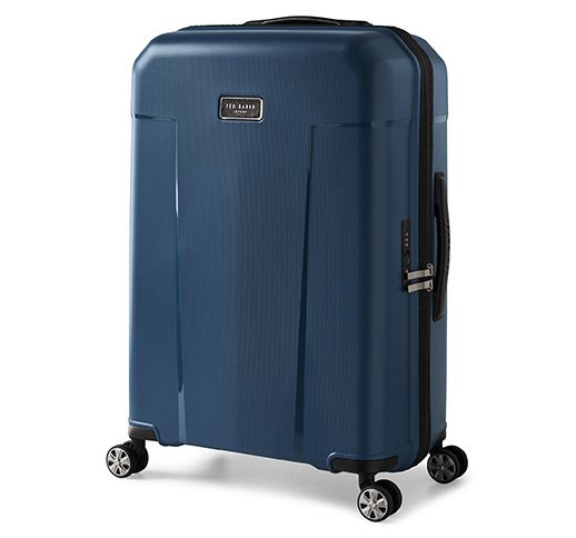 Ted Baker Suitcase Flying Colours 69CM Medium 4-Wheel Suitcase Blue - 10% Off