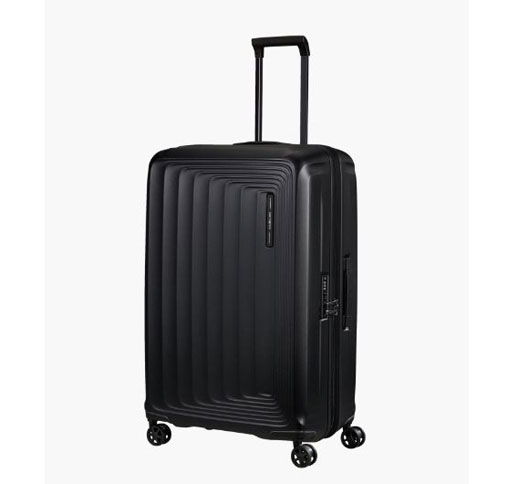 Luggage, - Black Hardside Upscape Suitcase Expandable 10% 4-Wheel Bags Samsonite Off Boros Large 75cm