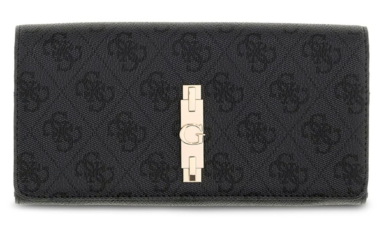 GUESS Purse Yvonne Logo SLG Organiser Coal