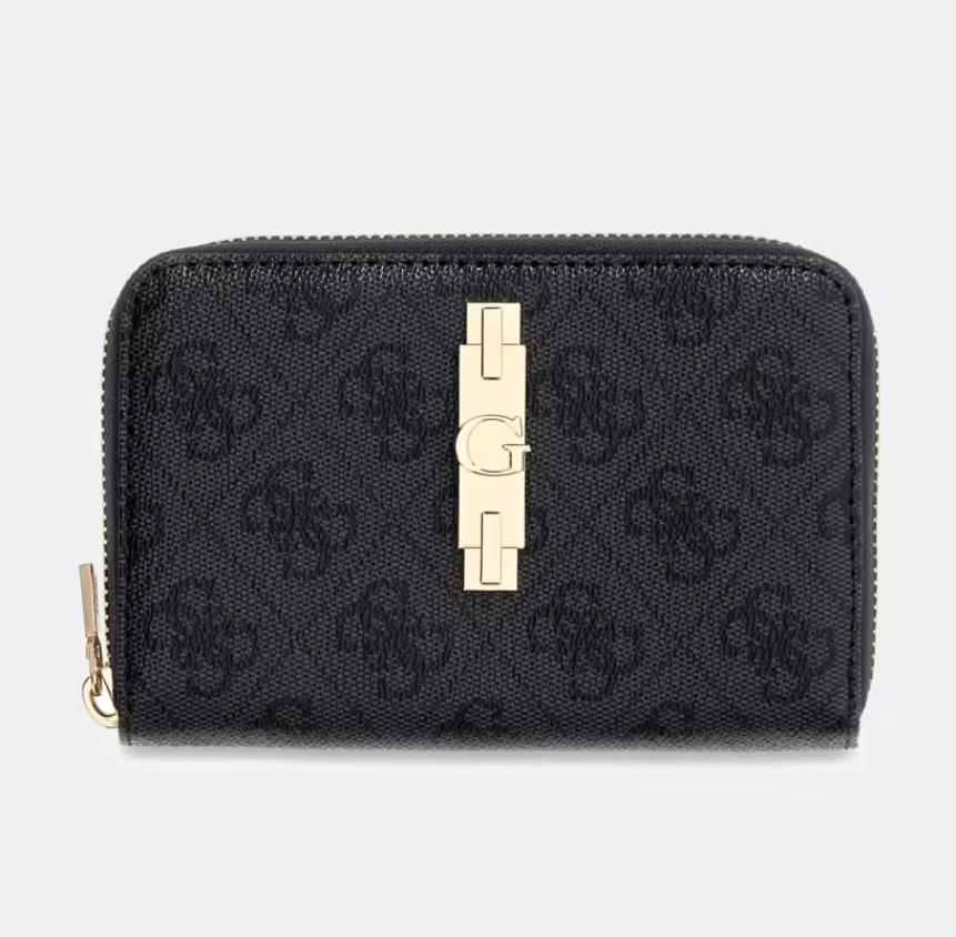 Guess Yvonne Logo Wallet Black 