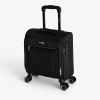 Skyflite Virage 4 Double Spinner Wheel TSA Lock Softsided Cabin Case EasyJet Approved Max Size 45 x 36 x 20cm - Black