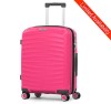 Sunwave Hard Shell Cabin Luggage Pink 54cm Rock Sunwave Cabin Case