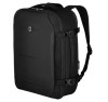Victorinox Crosslight Travel Boarding Bag Expandable Backpack with 15.6 inc Laptop Compartment - Black