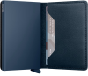 SECRID Mini Wallet with RFID and NFC Protected, Slim Leather Wallet Navy