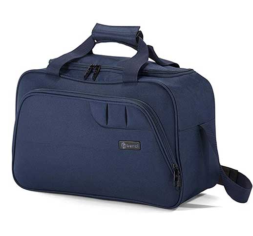 New EasyJet  Approved Carry On Hand Luggage, Navy Under Seat Cabin Holdall, Lightweight and Hardwearing by Benzi, 45x36x20cm