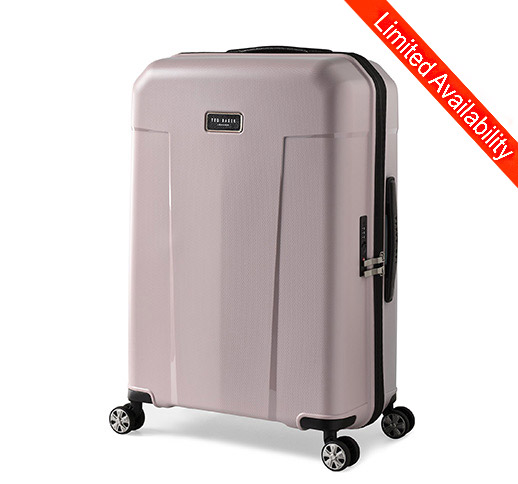Ted Baker Suitcase Flying Colours 79.5cm Large Size 4-Wheel Luggage Pink - 10% Off