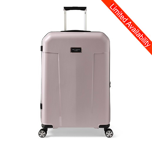 Ted Baker Suitcase Flying Colours 69cm Medium Size 4-Wheel Luggage Pink - 10% Off
