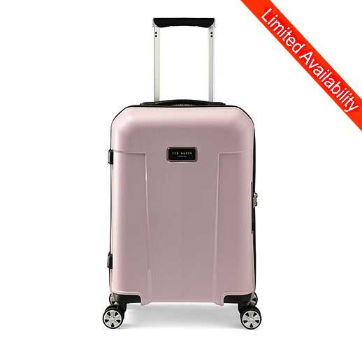 Ted Baker Suitcase Flying Colours 54cm 4-Wheel Cabin Case Pink - 10% Off