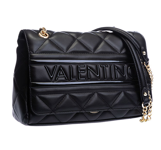 Valentino Ada Black Quilted Satchel Bag 20% Off Cyber Monday